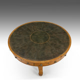 A 19th Century Pollard Oak Drum Table - TB714