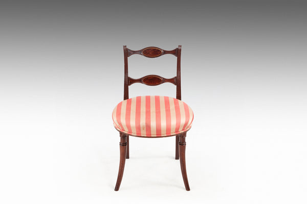 A Fine Pair of Hepplewhite Salon Chairs - ST542