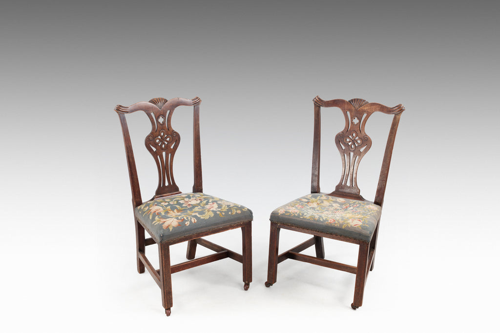 A Pair of Irish Side Chairs - ST544