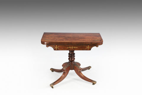 A Georgian Satinwood and Painted Pembroke Table - TB788