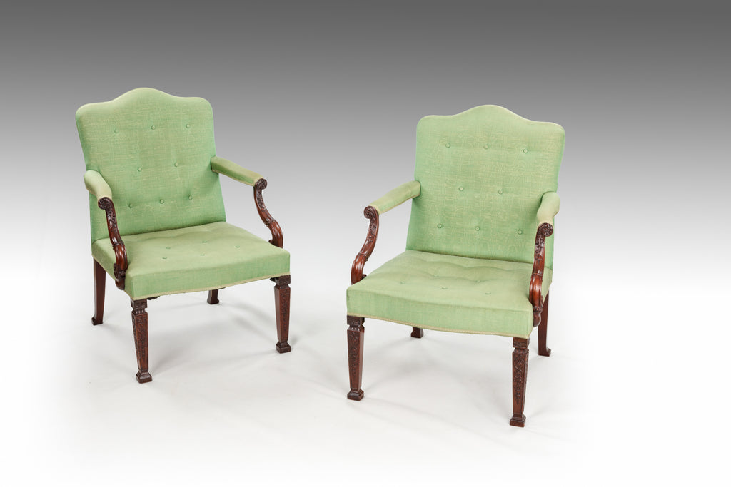 A Rare Pair of Gainsborough Chairs - ST516