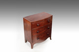 A Georgian Plum Pudding Mahogany Chest - CCT503