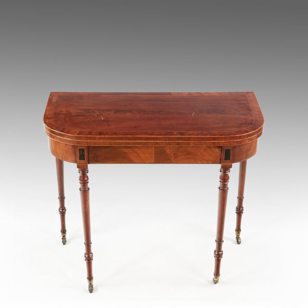 A Georgian Mahogany Card Table - TB773