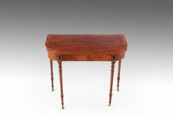 A Georgian Mahogany Card Table - TB773