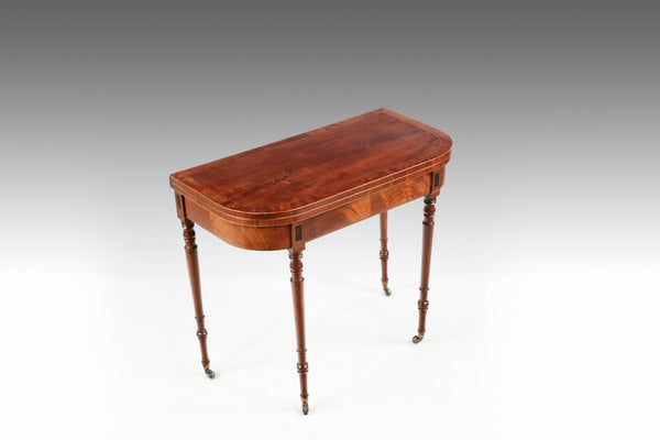 A Georgian Mahogany Card Table - TB773