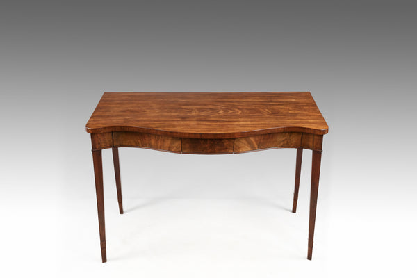 A Georgian Serpentine Side Table - TB777