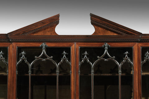 A Georgian Chippendale Breakfront Bookcase - BCB201