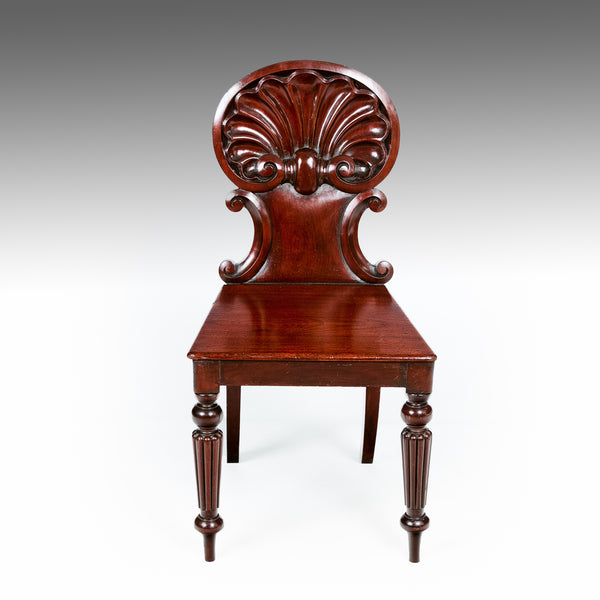 A Pair of Regency Hall Chairs - ST507