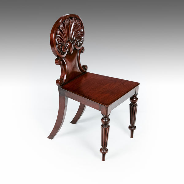 A Pair of Regency Hall Chairs - ST507