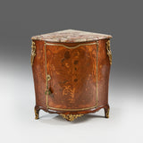A French Marquetry Corner Cupboard - CP107