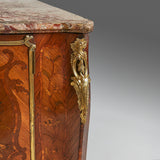 A French Marquetry Corner Cupboard - CP107