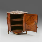 A French Marquetry Corner Cupboard - CP107