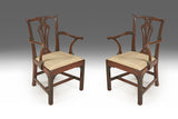 A Pair of Chippendale Armchairs - ST433