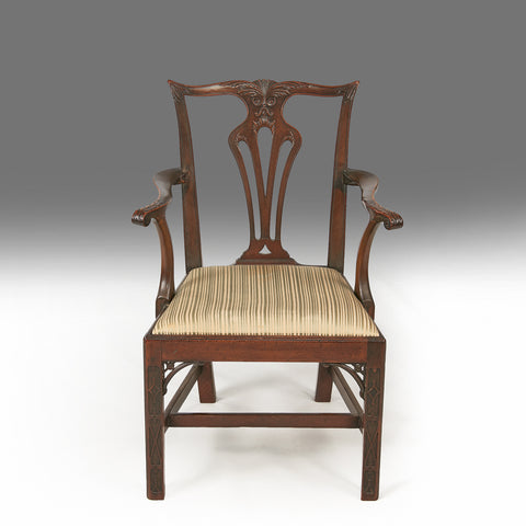 A Pair of Chippendale Armchairs - ST433