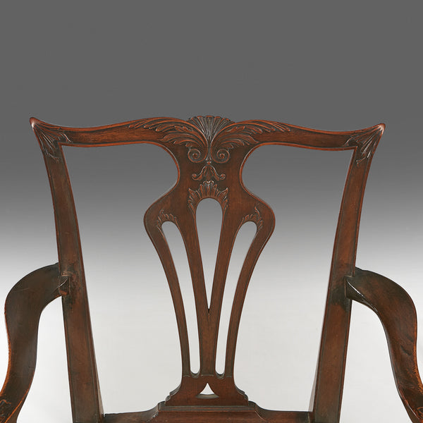 A Pair of Chippendale Armchairs - ST433