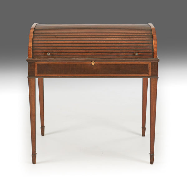 A Tambour Front Writing Desk - REST15
