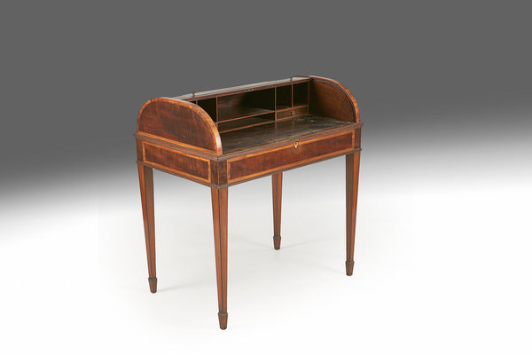 A Tambour Front Writing Desk - REST15