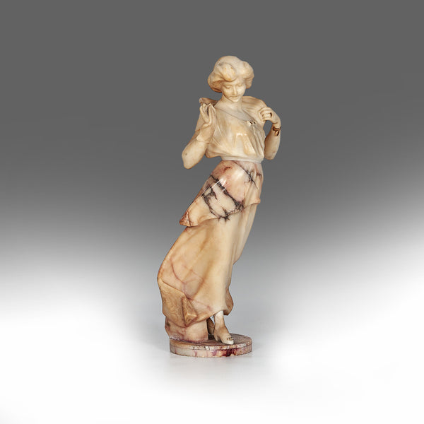 An Alabaster Art Nouveau Figure - AN103