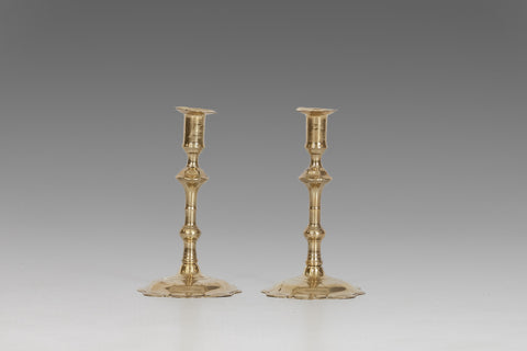 Pair of Queen Anne Candlesticks - MS119