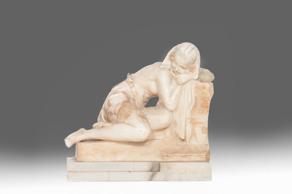 Alabaster Figure of Cleopatra - MB102