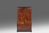 Fine Mahogany Linen Press - WB112
